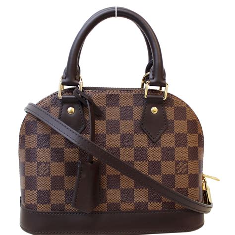 alma bb damier ebene handbags